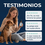 Elimina la picazón, los hongos, mal olor y las molestias de tu perro