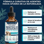 Elimina la picazón, los hongos, mal olor y las molestias de tu perro