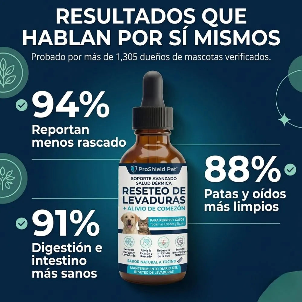 Elimina la picazón, los hongos, mal olor y las molestias de tu perro